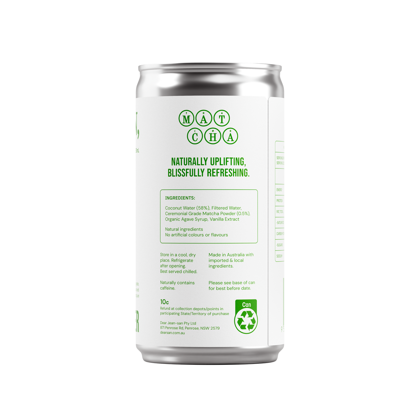 MATCHA COCONUT WATER