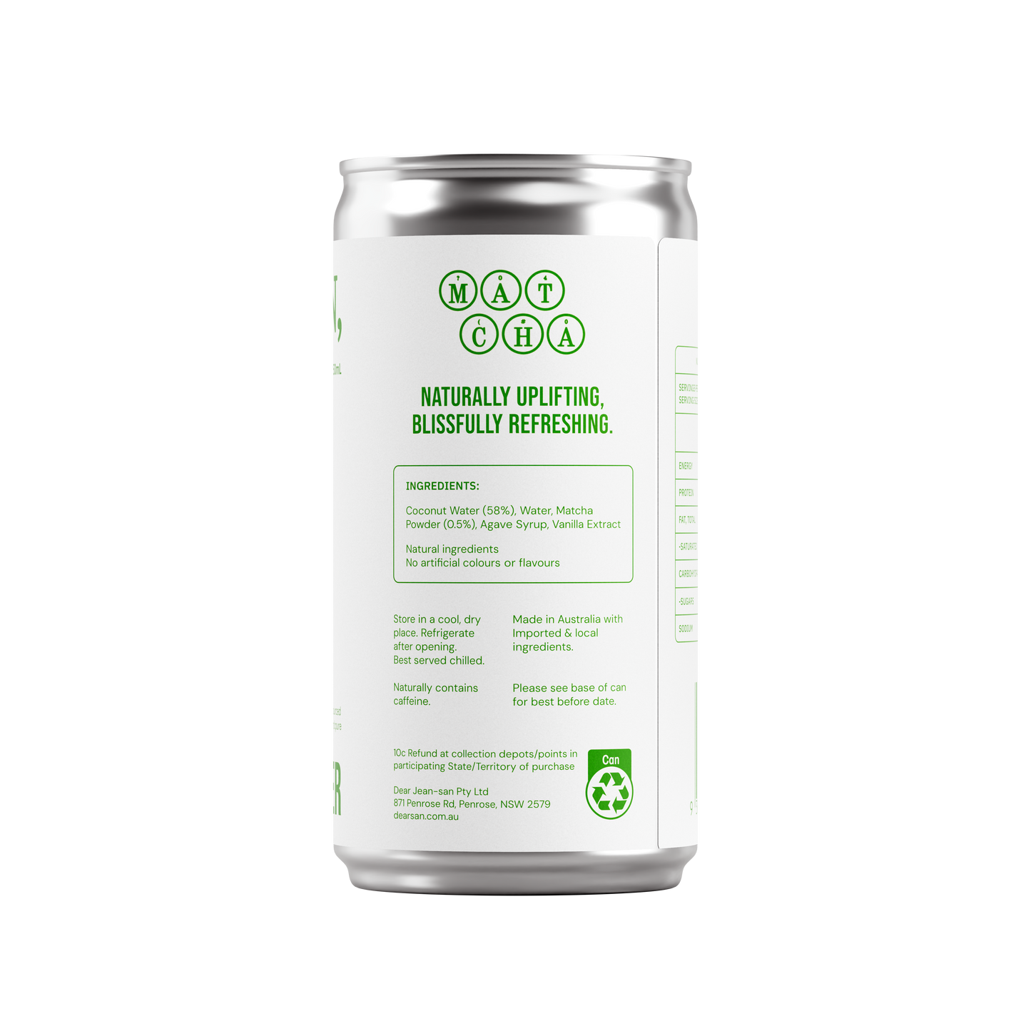 MATCHA COCONUT WATER